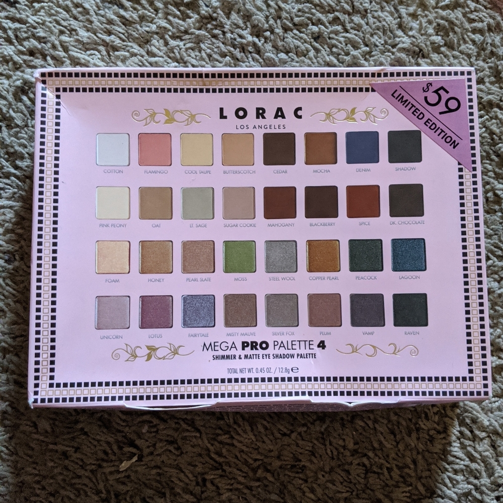 Lorac Mega Pro Shimmer & Matte Pallet 4